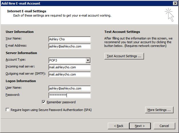 Microsoft Outlook 2007 | Taupo Computer Repair – Ashley Cho I.T. Solutions